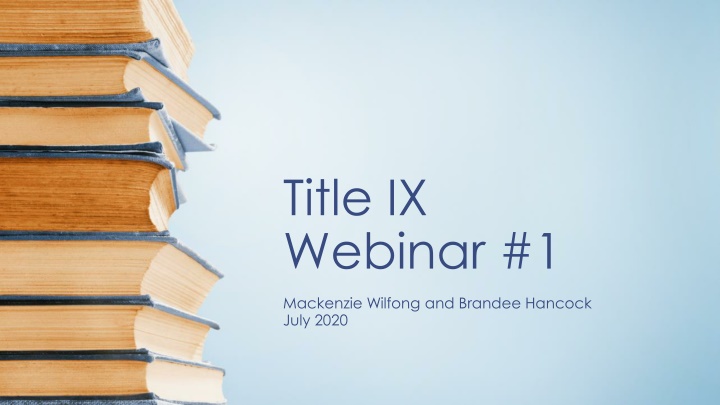 title ix webinar 1