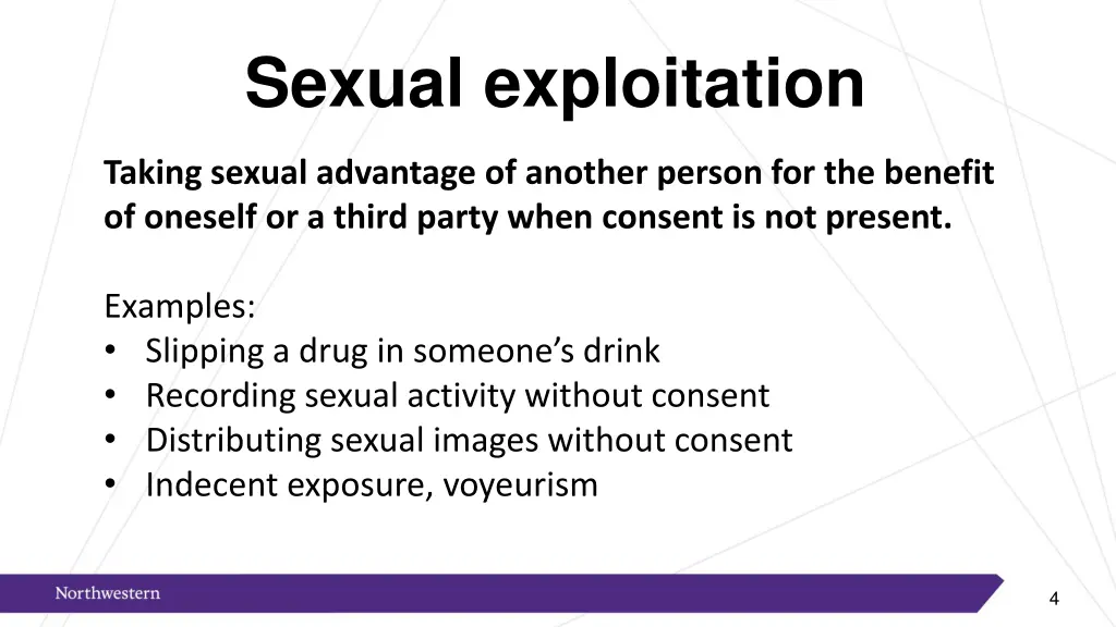 sexual exploitation