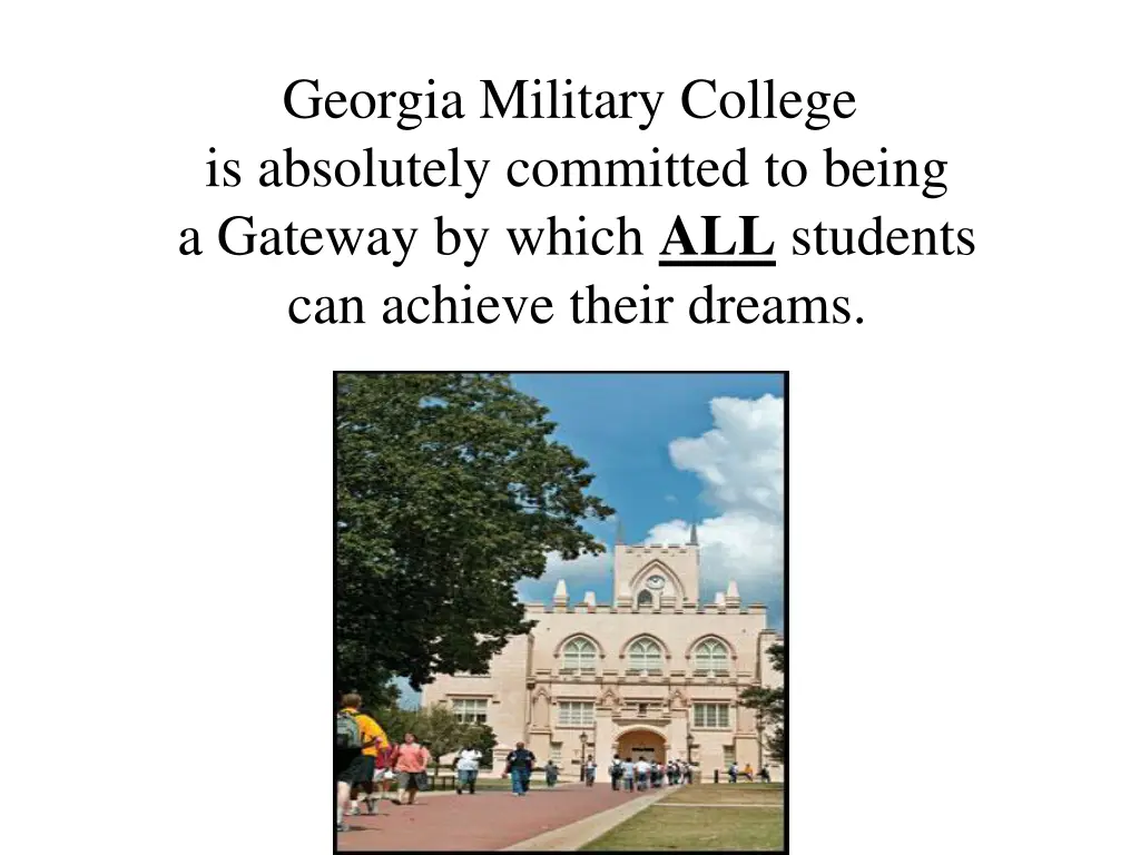 georgia military college is absolutely committed