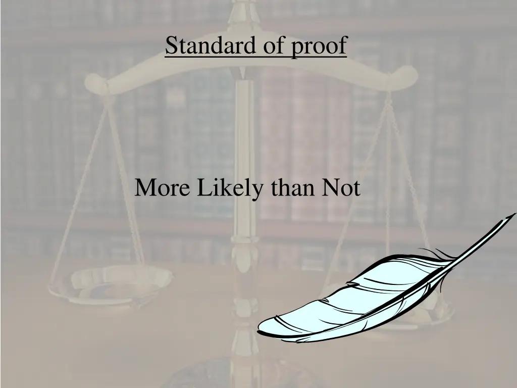 standard of proof 1