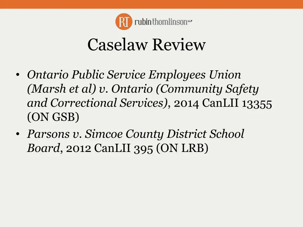 caselaw review 1