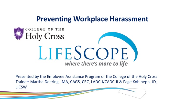 preventing workplace harassment