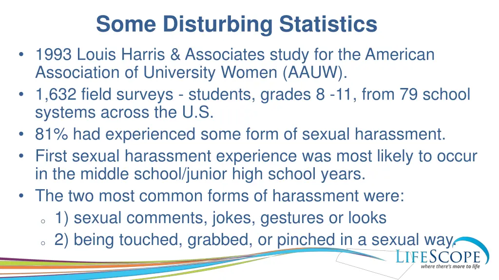 some disturbing statistics 1993 louis harris