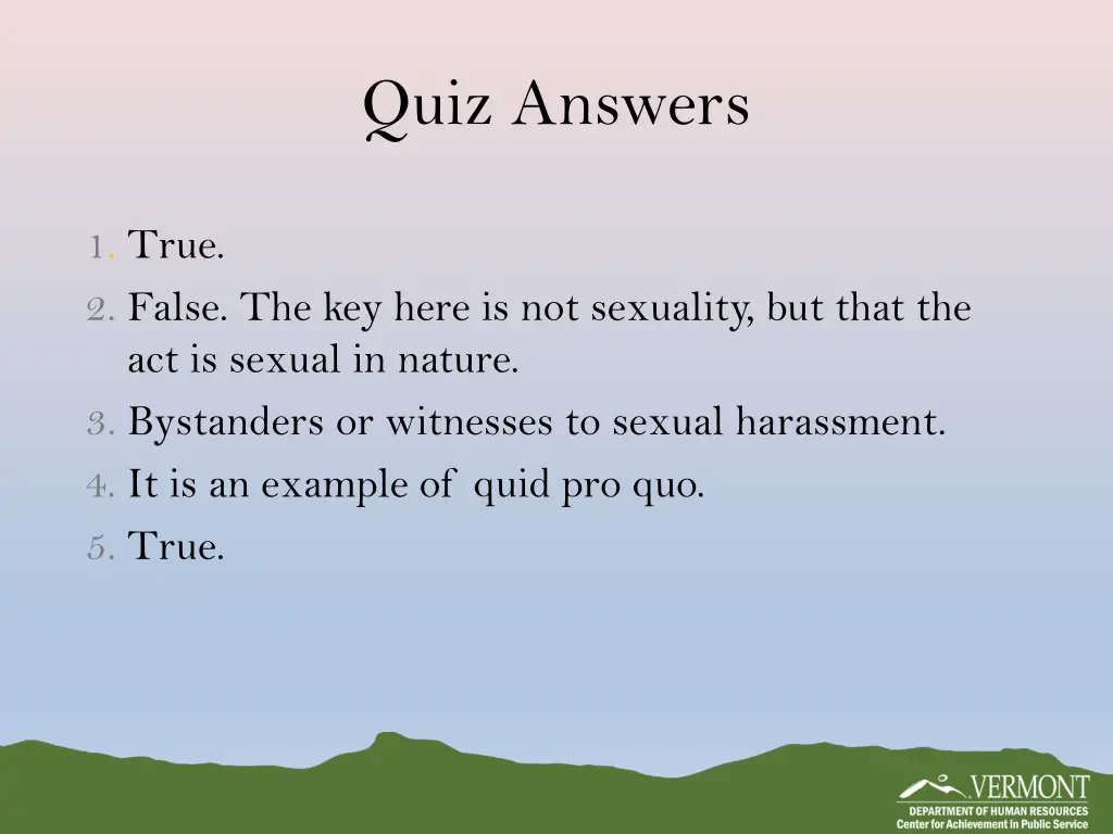 quiz answers