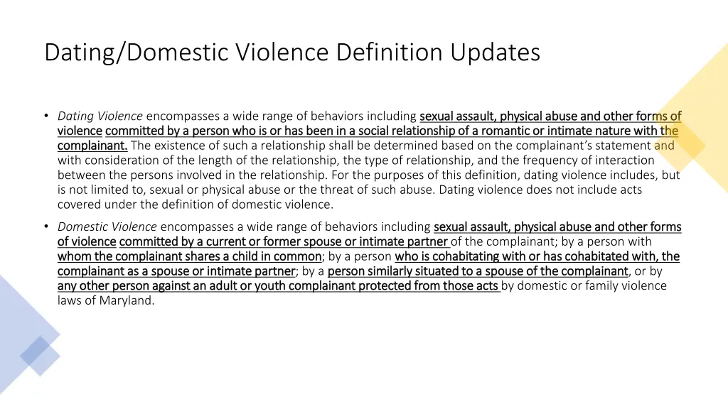 dating domestic violence definition updates