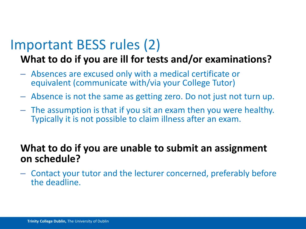 important bess rules 2 what