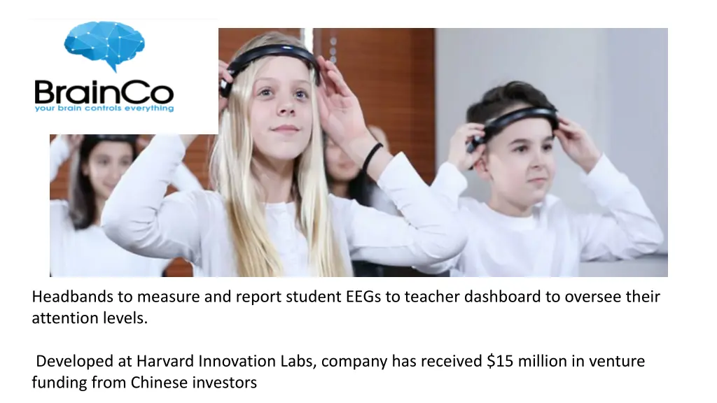 headbands to measure and report student eegs