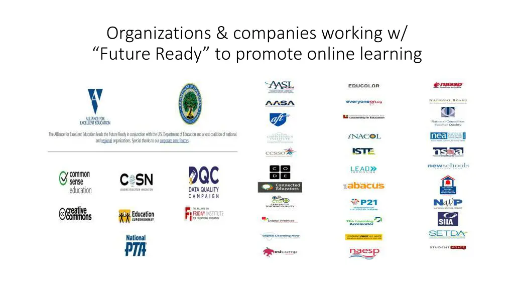 organizations companies working w future ready