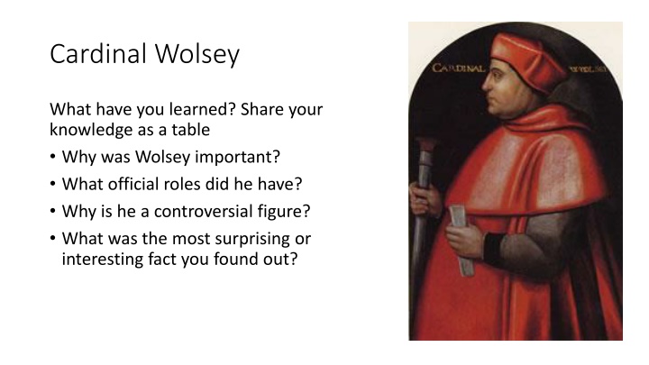 cardinal wolsey