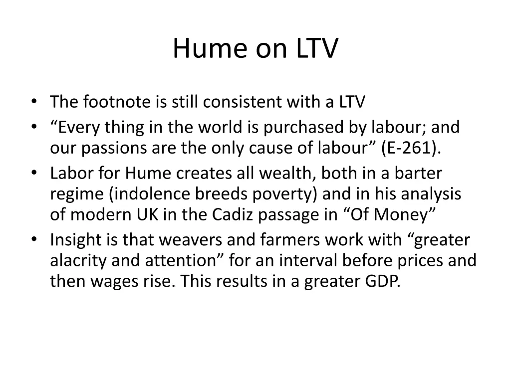 hume on ltv 1