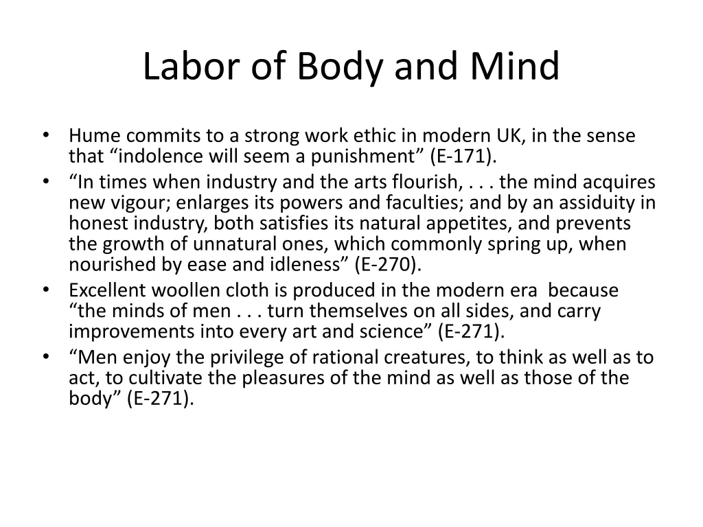 labor of body and mind