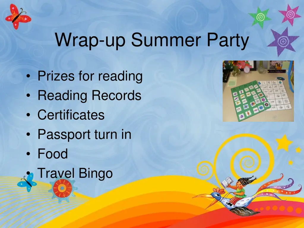 wrap up summer party