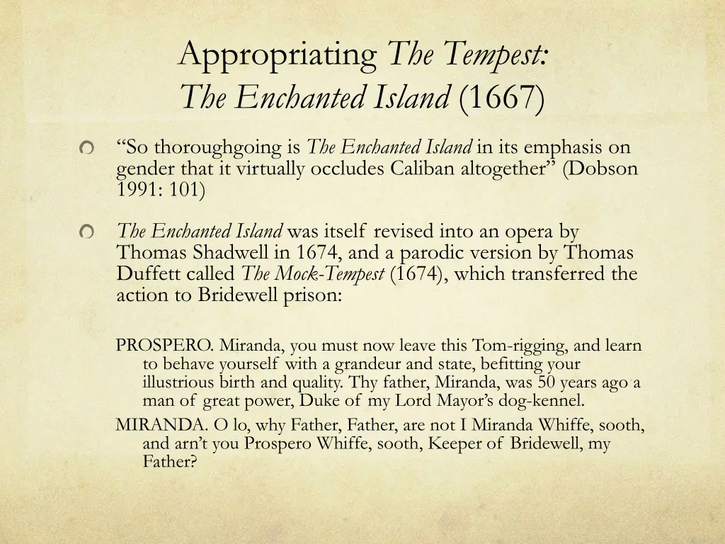 appropriating the tempest the enchanted island 2