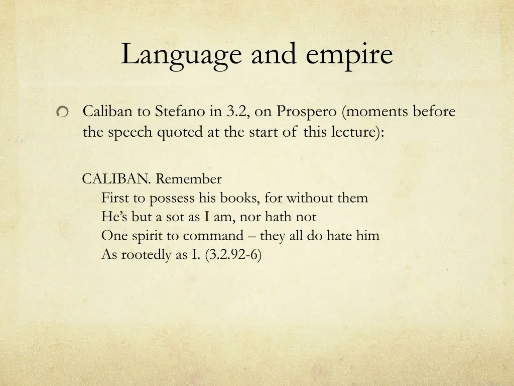 language and empire 1