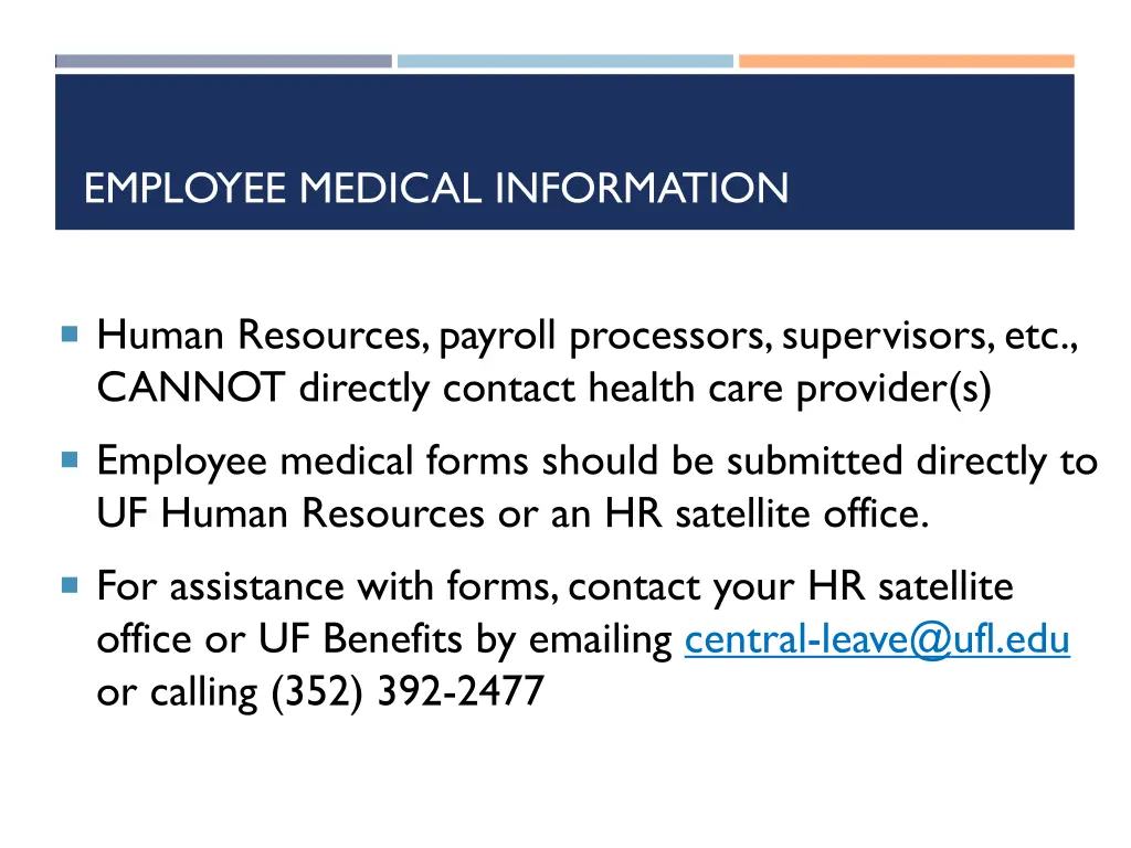 employee medical information