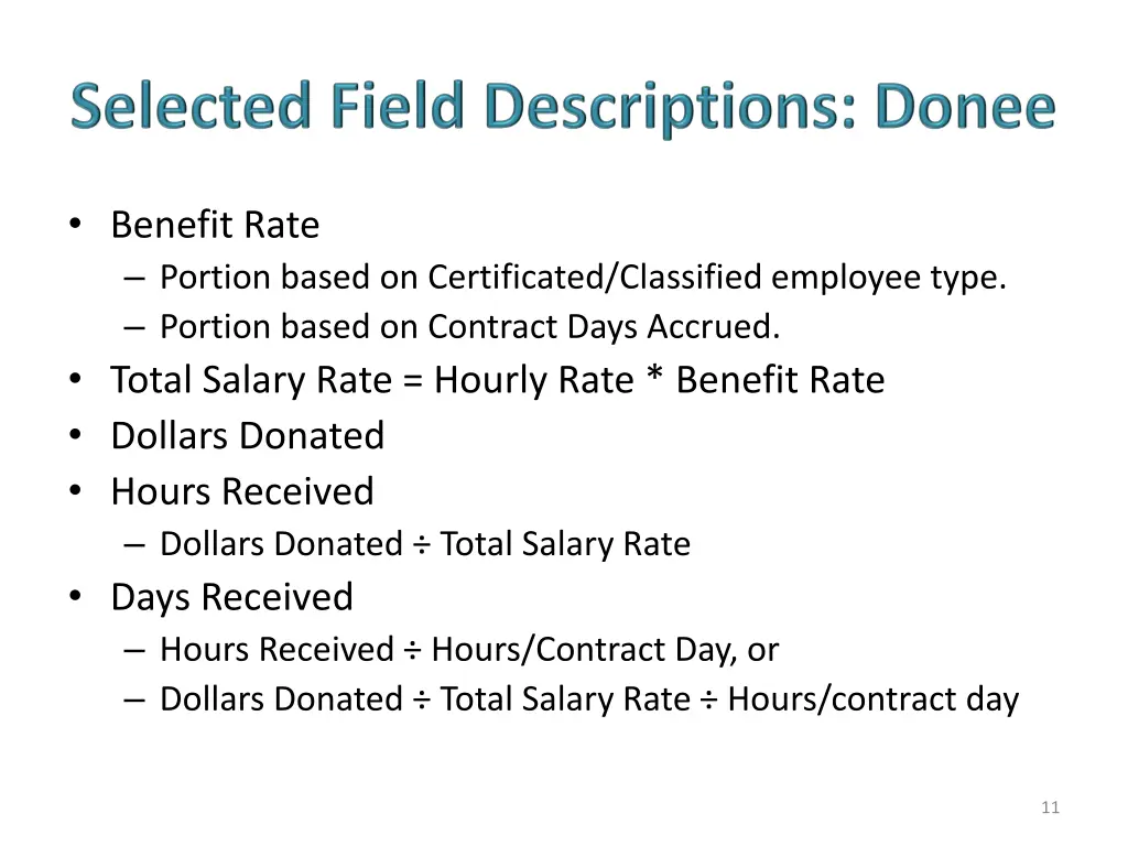 benefit rate portion based on certificated