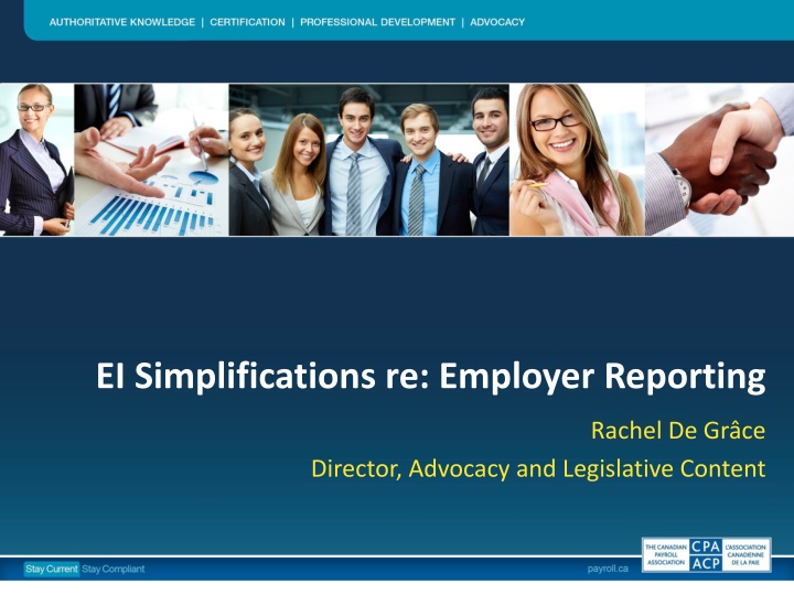 ei simplifications re employer reporting