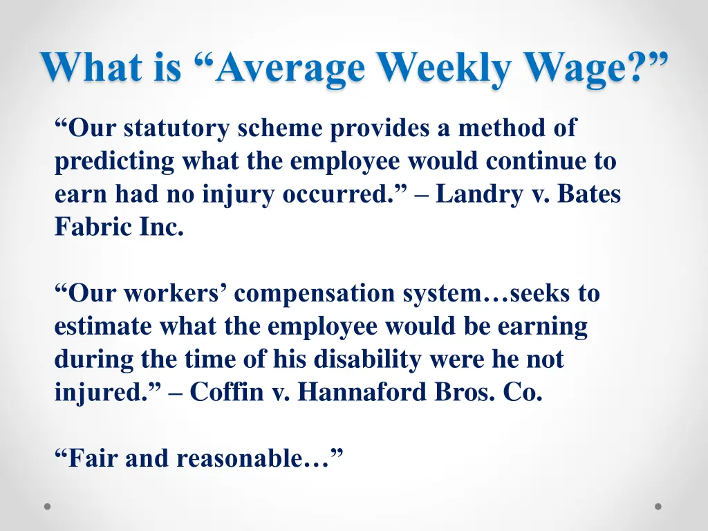 what is average weekly wage