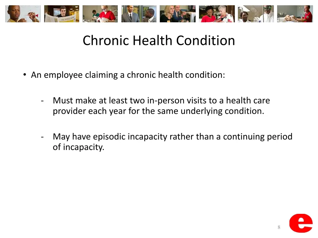 chronic health condition