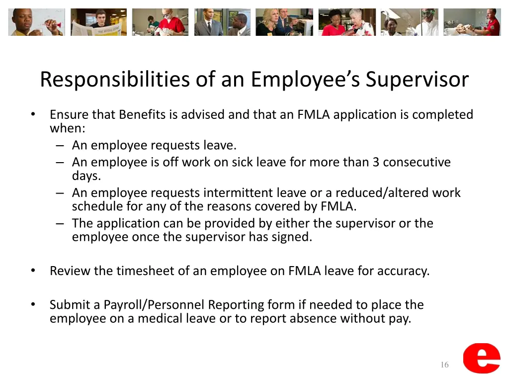 responsibilities of an employee s supervisor 1