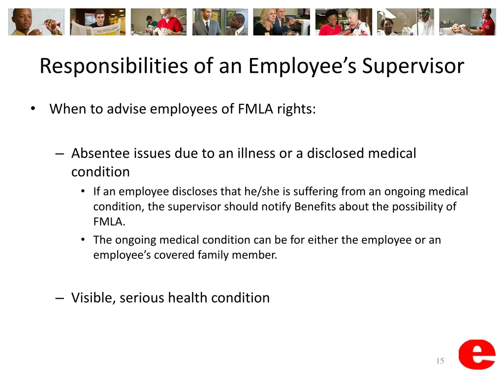 responsibilities of an employee s supervisor