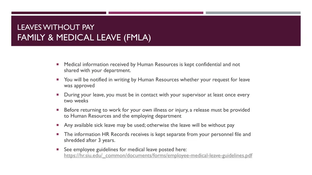 leaves without pay family medical leave fmla 1