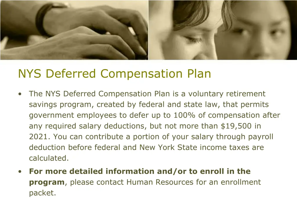 nys deferred compensation plan