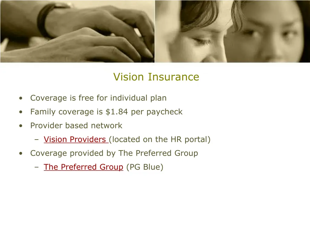 vision insurance