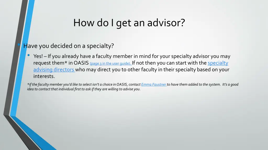 how do i get an advisor 2