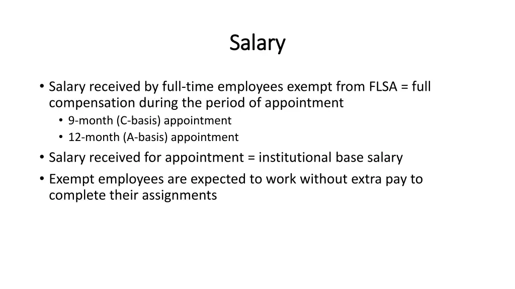 salary salary