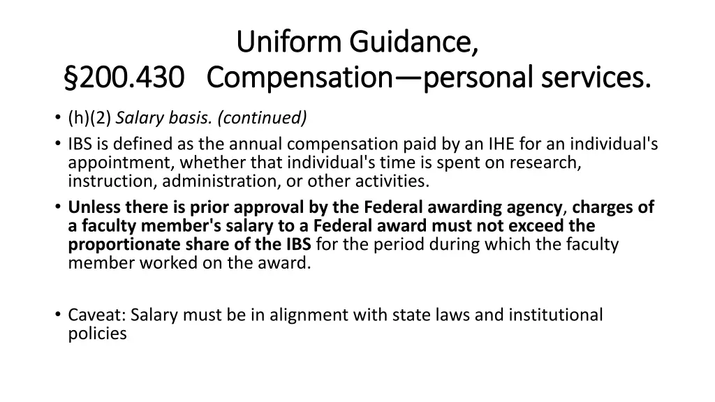 uniform guidance uniform guidance compensation 2