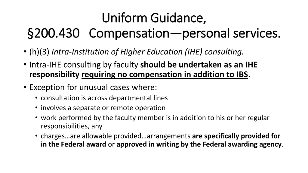 uniform guidance uniform guidance compensation 3