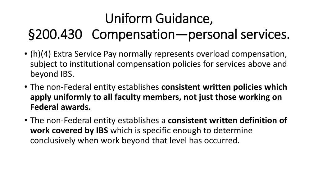 uniform guidance uniform guidance compensation 4