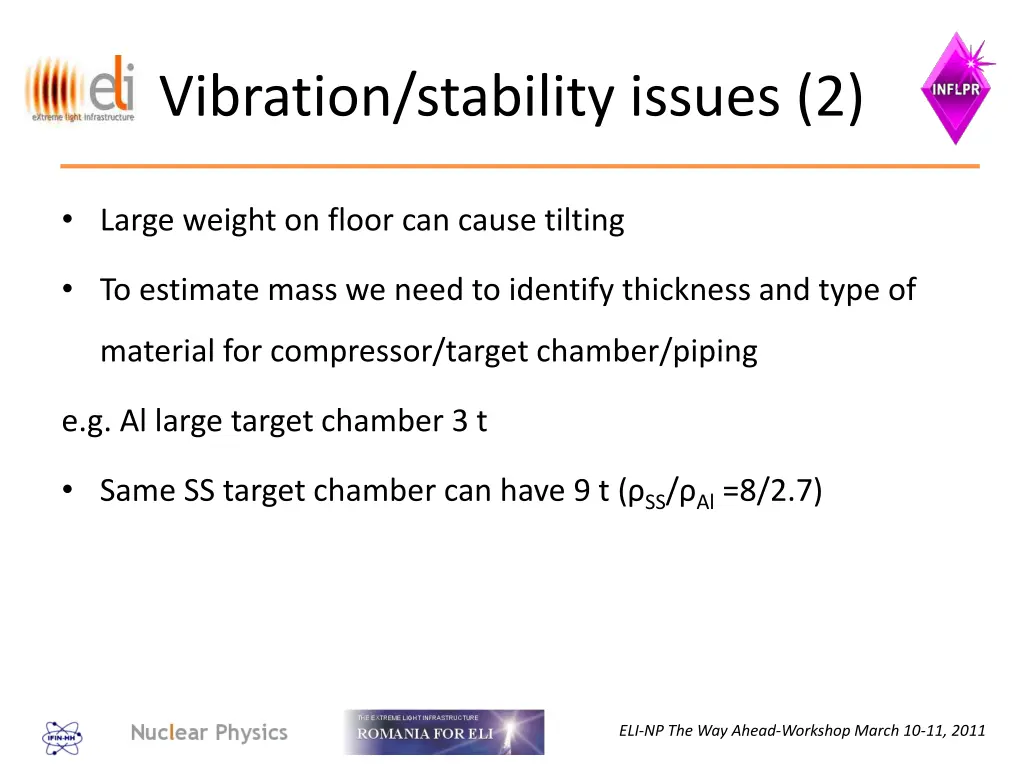 vibration stability issues 2