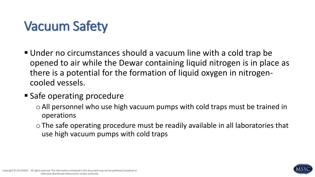 vacuum safety vacuum safety