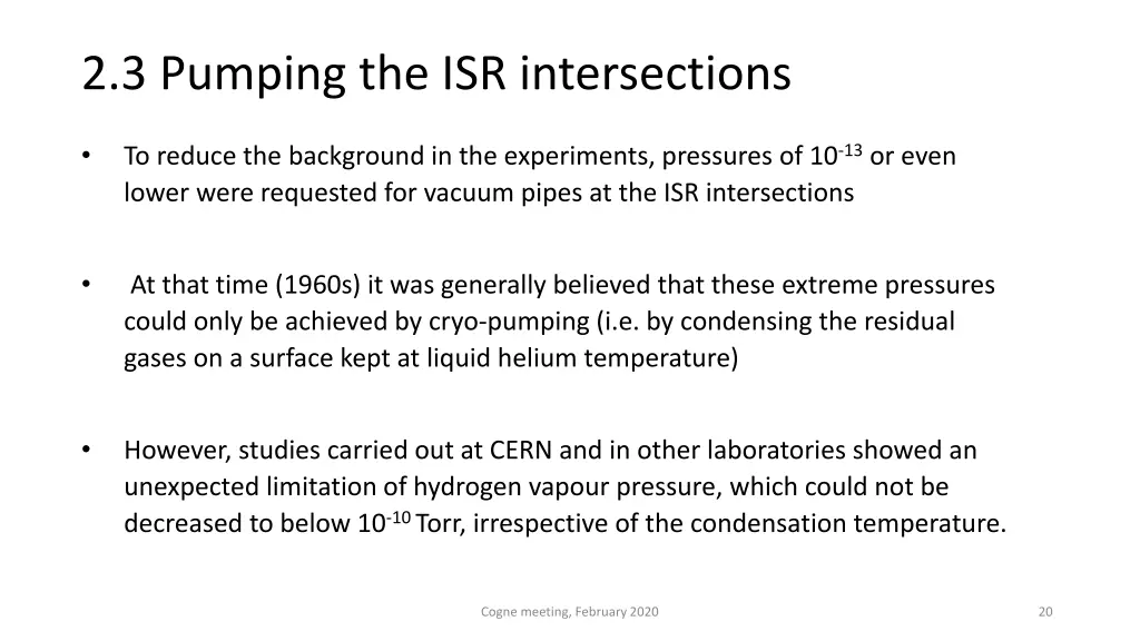 2 3 pumping the isr intersections