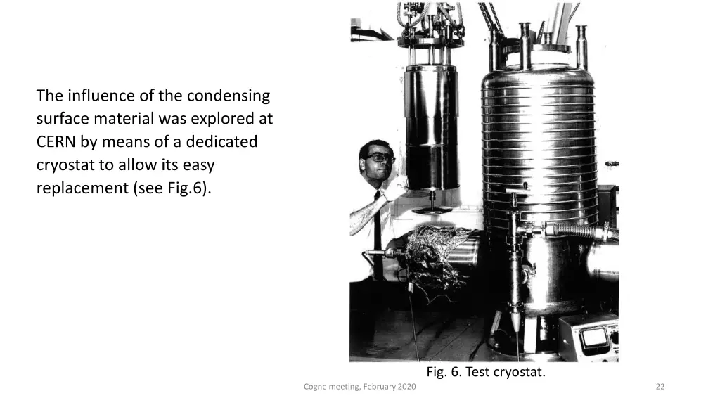 the influence of the condensing surface material