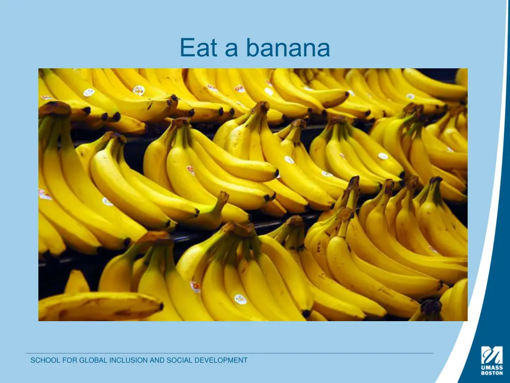 eat a banana