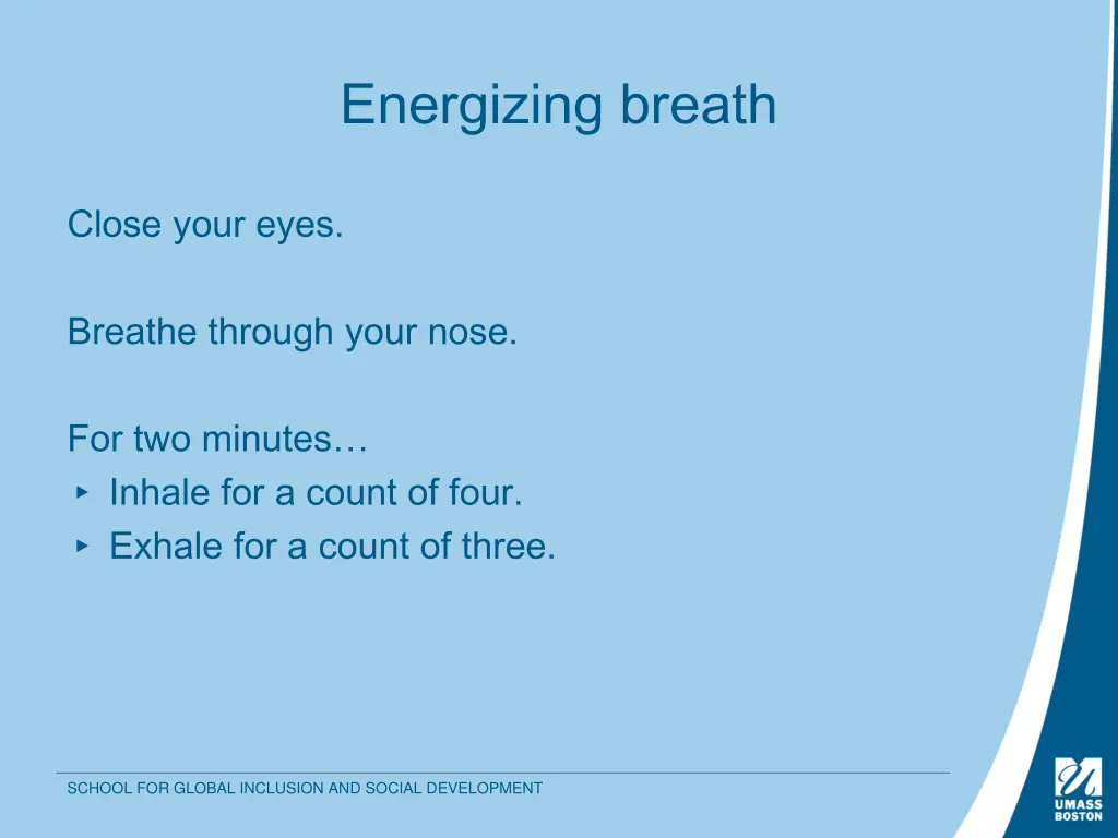 energizing breath