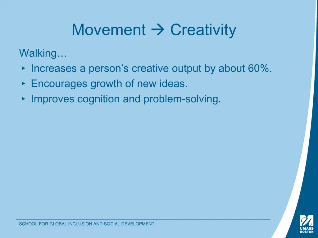 movement creativity