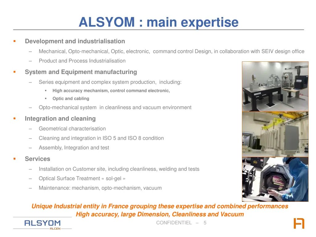 alsyom main expertise