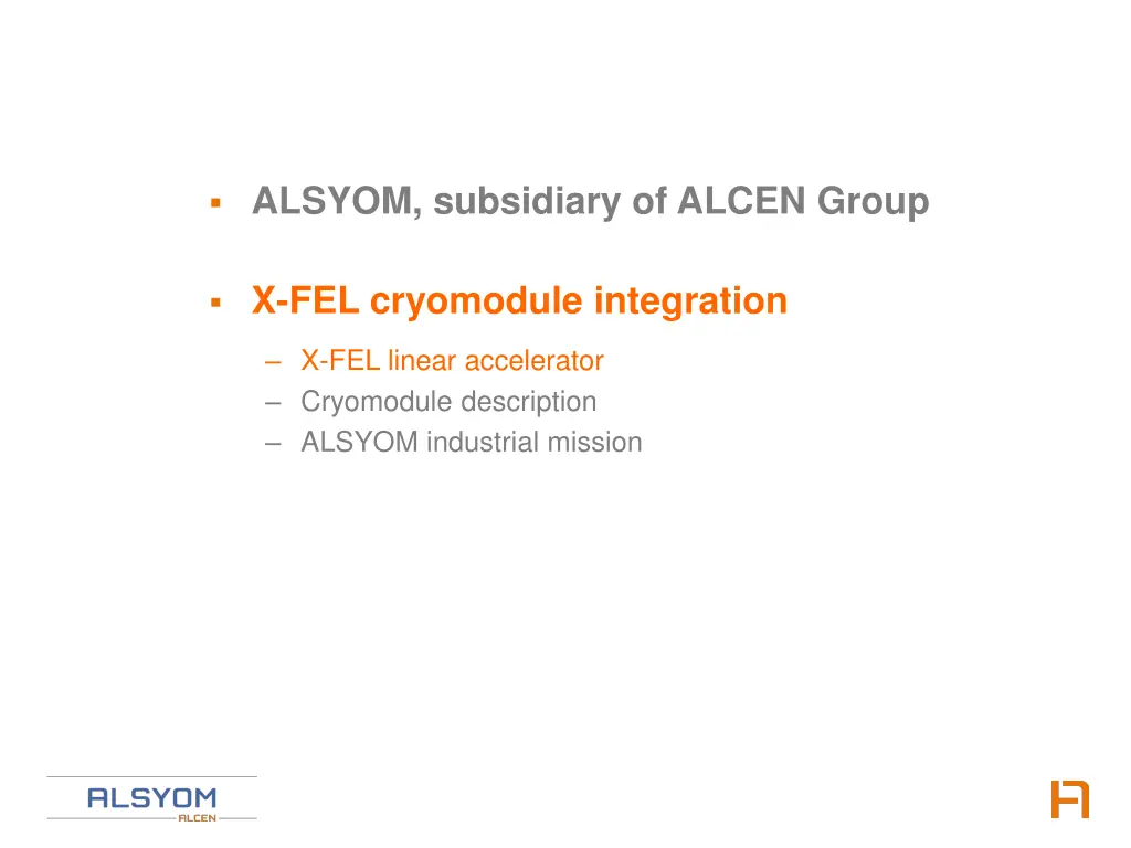 alsyom subsidiary of alcen group