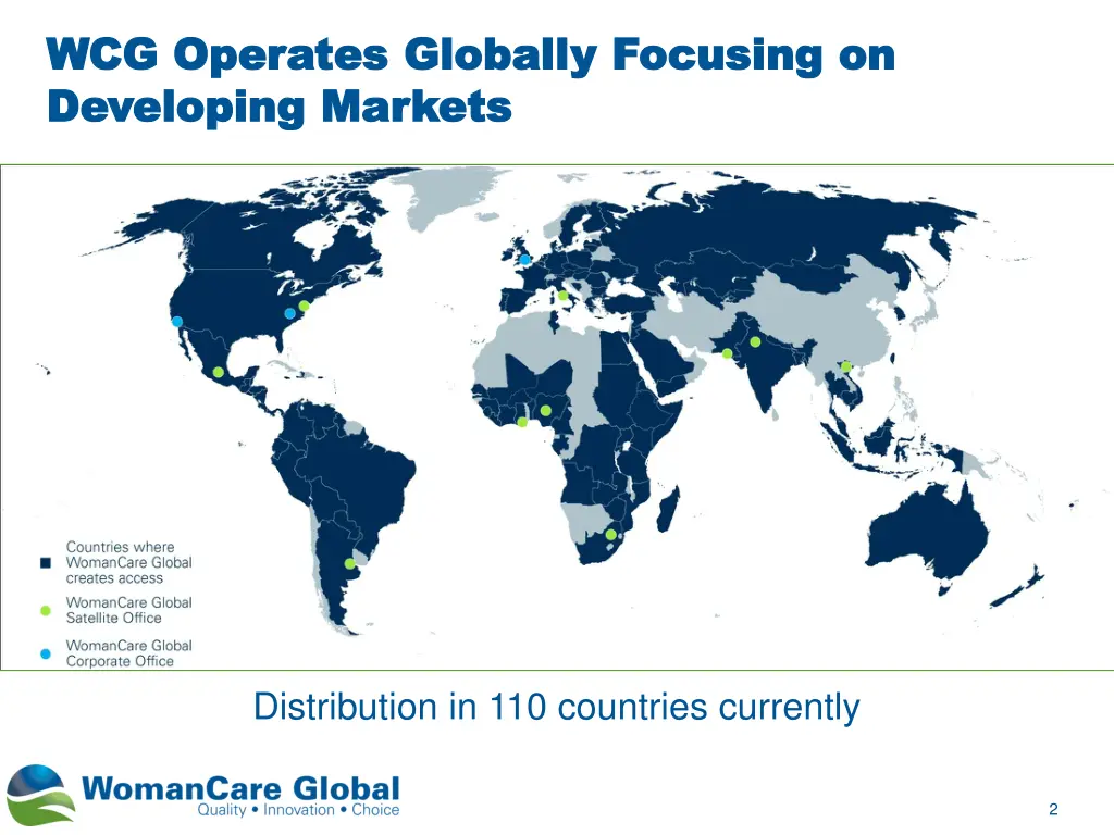 wcg operates globally focusing on wcg operates