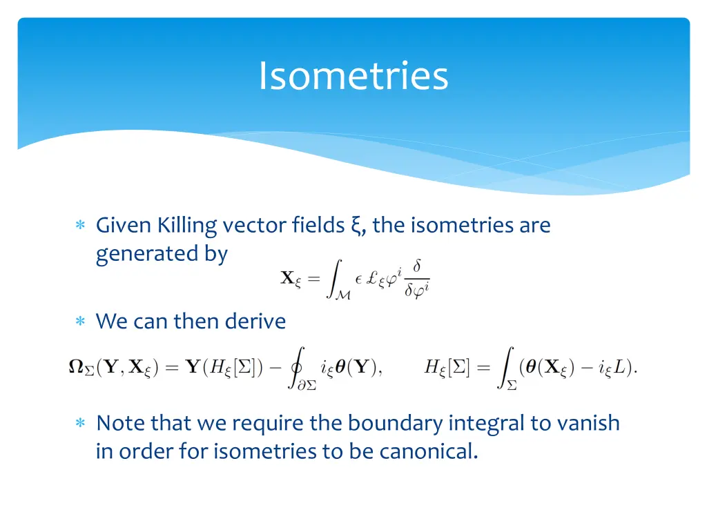 isometries