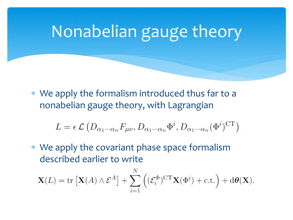 nonabelian gauge theory