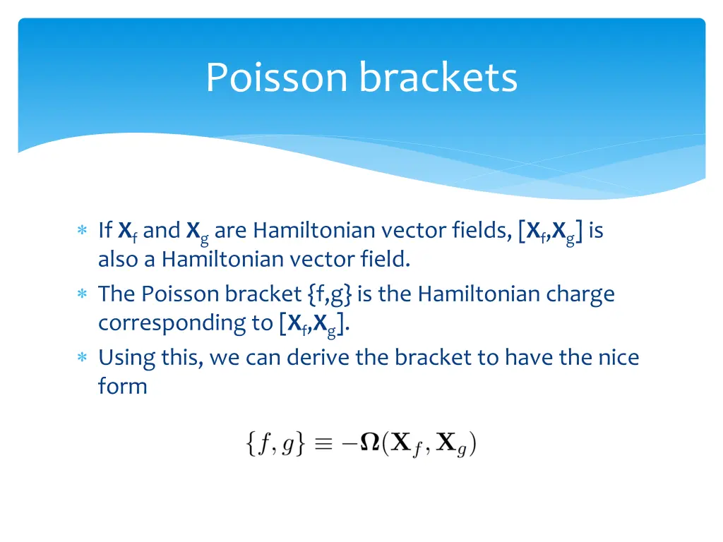 poisson brackets