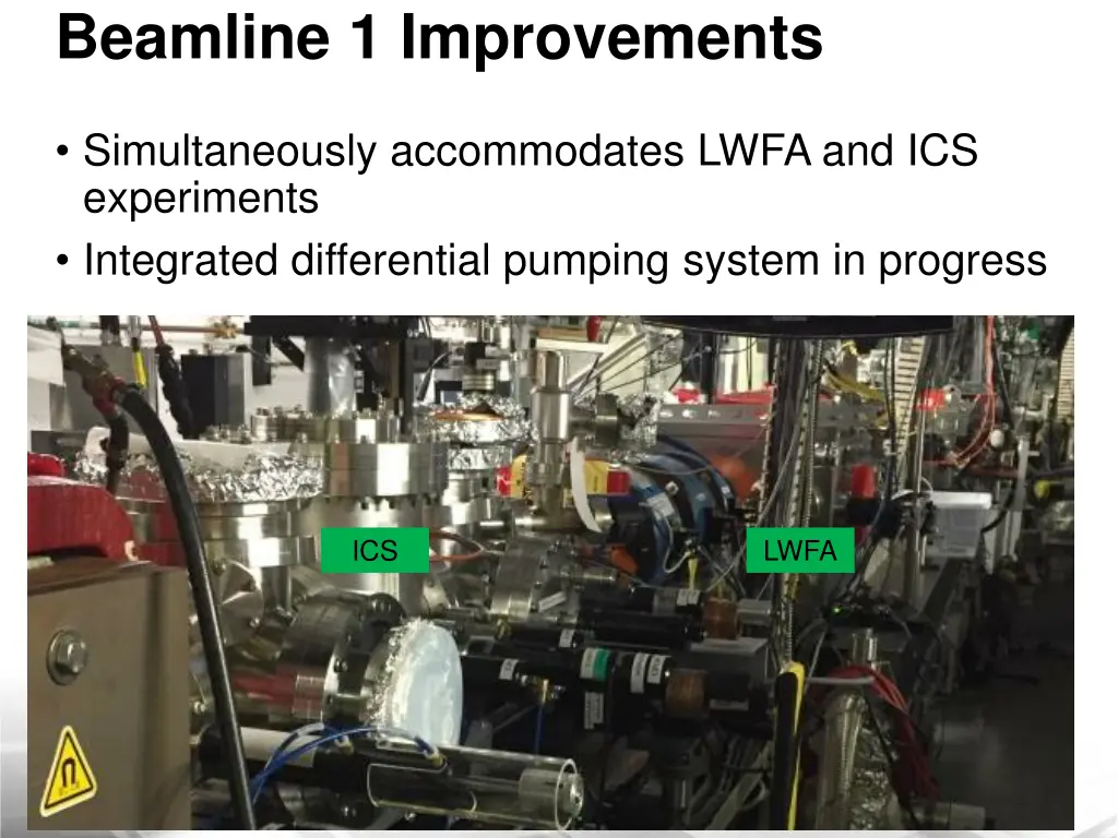 beamline 1 improvements