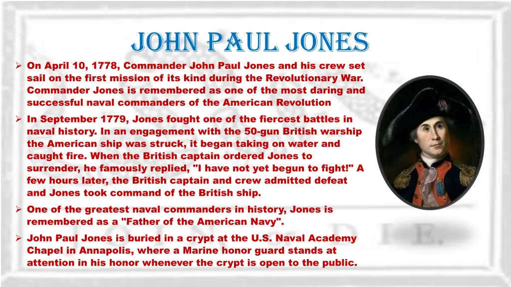 john paul jones on april 10 1778 commander john