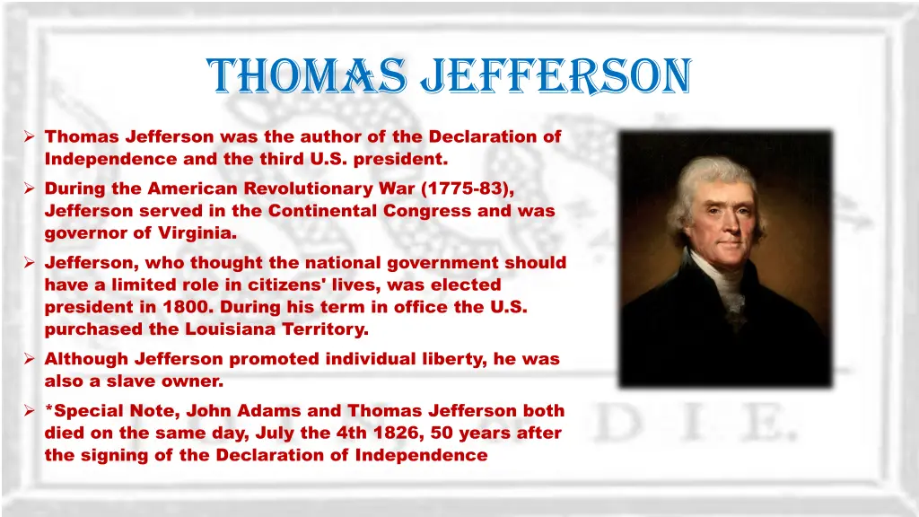 thomas jefferson