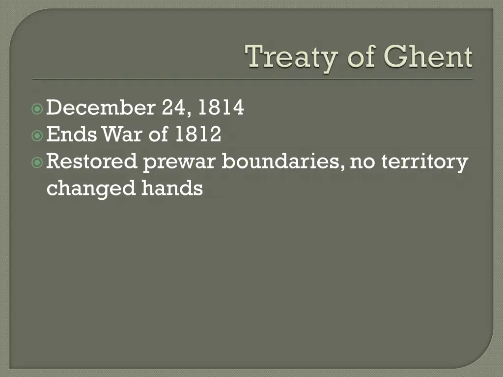 december 24 1814 ends war of 1812 restored prewar